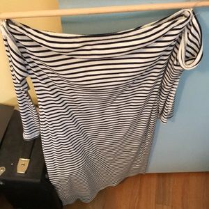 NEVER WORN FASHION NOVA striped dress